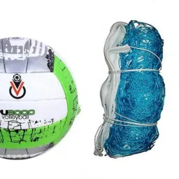 pu green with volleyball net and pump Volleyball Kit-picture-10