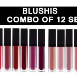 Non Transfer Waterproof Super stay matte ink bold lip color liquid lipstick combo pack of 12 (Red ,Pink, Nude, wine, Magenta, Brown,Maroon,Light Pink ,Dark Nude Colour Lipstick-35