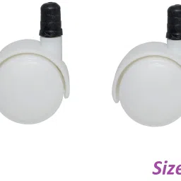 Wheels for All Floor Set of 4 (White) Wheels for Air Cooler/Personal Air Cooler Appliance Furniture Caster-image-47