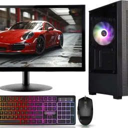 TAJ PC GAMING Core i5 (16 GB DDR4/1 TB/256 GB SSD/Windows 11 Home/1 GB Intel® HD Graphics 2500/22 Inch Screen/TAJ-GAMING 22INCH) with MS Office-20