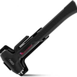DELI DL871001 ELECTRICAN KNIFE SAFETY HAMMER RUBBER HANDLE BEND Car Safety Hammer-image-19