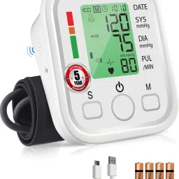 DR VAKU Digital Blood Pressure Machine Upper Arm Adjustable Cuff Kit with Talking Function Intelligence Technology Most Accurate Measurement Bp Monitor-14