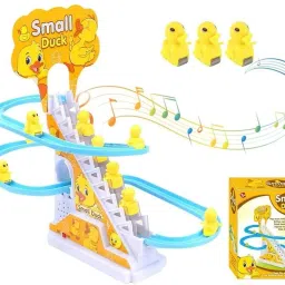 Happy Duck Track Set Toy for Kids, Duck Sliding Toy Set,3 Small Duck-image-58