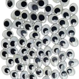 200pcs Googly Eyes, Wiggle Eyes, Doll Eyes, (Oval shape black moving eyes20mm)-image-28
