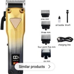 Geemy Hair trimme rzeero cutting rechargeable for mans Trimmer 120 min Runtime 4 Length Settings-image-79