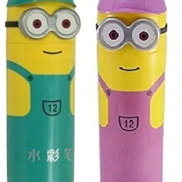 2 Cute Cartoon Sketch Pens Box With 12 Colored Pens for Kids Smooth Nib Sketch Pens-image-13