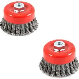 Twisted Wire Wheel Cup Brush Set for Angle Grinder to Remove Rust, Paint Wheel Brush-picture-19