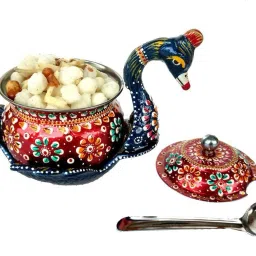 rastogi handicrafts b-5 Container, Spoon Serving Set image 4