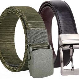Men & Women Casual Multicolor Artificial Leather Reversible Belt-image-78