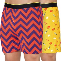 Pack of 2 Micromodal Underwear Soft & Breathable Printed Men Boxer-image-39