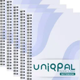 Set of 5 A4 Notebook Unruled hai 200 Pages-1