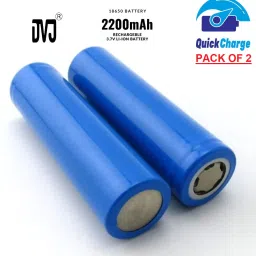 CERTIFIED Li-ion _2200_mAh 18650 3.7v Rechargeable Pack of 2 Battery-image-45