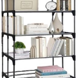 BOOKCASES Metal Open Book Shelf-20
