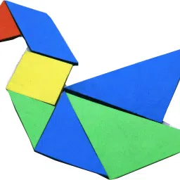 the labworld Tangram Puzzle Set, 28 Pieces,Soft Pattern Shapes Learning Toy for Kids & Adults image 5