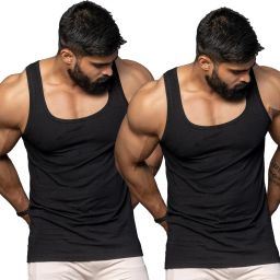 Pack of 2 Men Vest-image-64