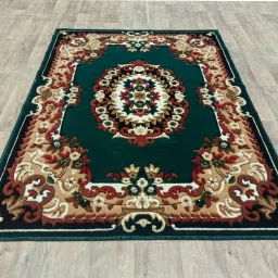Green Wool Carpet-image-6