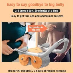 quick fit Automatic Rebound Abdominal Wheel Elbow Support,Core Workout Equipment for Ab Exerciser image 4