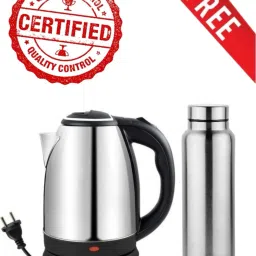 Electric Kettle 1.8 L & 1 Steel Water Bottle Combo PACK Electric Kettle Electric Kettle-image-34