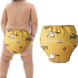 Baby Training Pant with 6 Layers of Cotton Padding for DryFeel Baby Reusable-48
