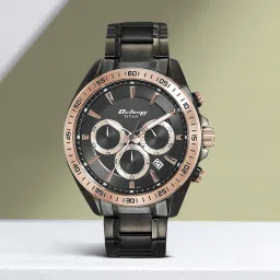 Quartz Chronograph Black Dial Stainless Steel Strap Analog Watch - For Men NP90103KM03-picture-18