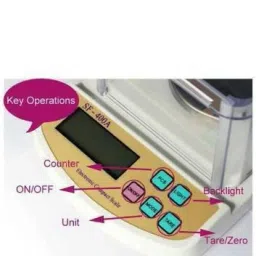 Tenant Electronic Digital 1Gram-10 Kg Weight Scale Lcd Kitchen Weight Scale Machine Measure for measuring fruits,shop,Food,Vegetable,vajan,offer,kata,weight machine Weighing Scale for grocery,kata,taraju,shop,computer kata,tarazu,jewellery,sabzi, Weighing scale (White) (adaptor included) Weighing Scale (White) Weighing Scale image 2