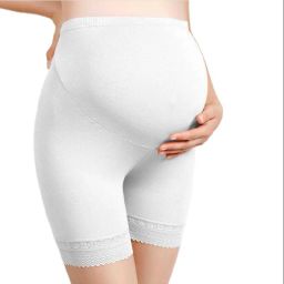 Solid Women White Regular Shorts-image-21