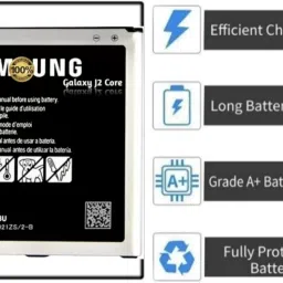 AEV Mobile Battery For Compatible Samsung J2 Core II Black II 2600mAh-Only Battery image 5