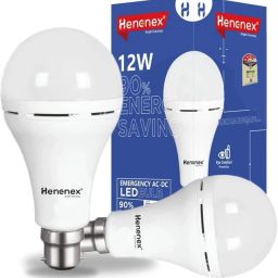 12W LED Bulb with Efficient Battery Backup|Pck of 2 4 hrs Bulb Emergency Light-image-66