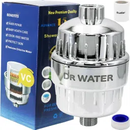 Dr. Water dr Water 15 Stage SF 900 Shower Filter 15 Stage Hard Water Tap and Shower Filter-39