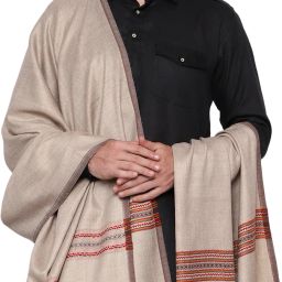 WEAVERS VILLA Polyester Wool Blend Woven Men Shawl-image-70