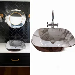 Table Top Wash Basin (18"x13" Inch). OV_04 Ceramic Table Top Basin-image-62