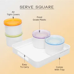jaypee plus Serve Square Container, Tray Serving Set image 3