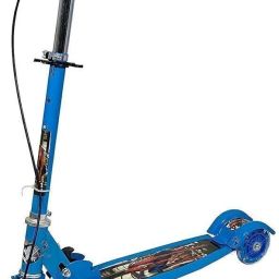 Scooter with Bell, Brakes,LED on Wheels and Adjustable Height for Boys and Girls 6 inch x 8 inch Skateboard-23
