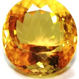 TEJVIJ AND SONS Yellow Cut Natural Topaz Gemstone-image-24