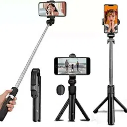 Depket Bluetooth selfie stick withwireless remote & extendable tripod stand for mobile 3 Axis Gimbal for Mobile-14