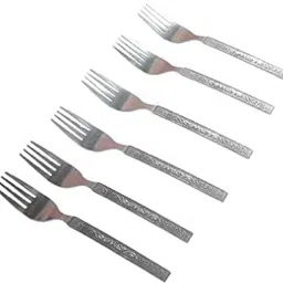 Club Stainless Steel Dinner Table Fork Set (Medium, 12 Piece) Steel Dinner Fork Set-22
