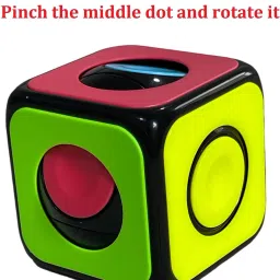 hawkister QiYi 02 1x1 Speed Cube Fidget Spinner Magic Puzzle image 3