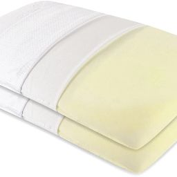 memory foam bed slipping nack and head support orthopiedic pillow Memory Foam Solid Sleeping Pillow Pack of 2-2