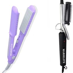 MARSELITE COMBO OF HAIR CURLER & HAIR CRIMPER Best Electric Hair Styler-image-85