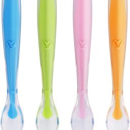 100% BPA Free Baby Self Feeding Spoon Set | Silicone Soft Baby Spoons- Silicone-28