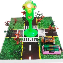 melody's Traffic Lights Model - Decorative Science Working Model for School and College Project image 2