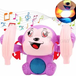 Musical Toys for Kids, Jumping Monkey Attractive Different Types Rattle-10
