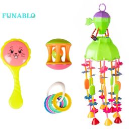 New Born Baby Boy / Girl Infant Toddler Baby Gift Set 4 In 1 Rattle-image-20