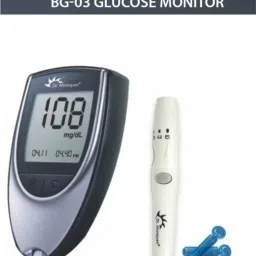 dr. morepen Glucometer with 25 Strips and 10 Lancet and Two N95 Mask Glucometer image 5