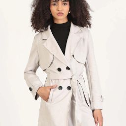 Suede Solid Coat For Women-image-41