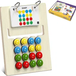 Colour & Pattern Matching Learning Toys for Kids 4+|Color Coder Brain puzzle2pcs-1