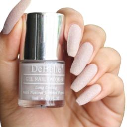 Gel Nail Lacquer (Light Dusty Pink Glitter ; Sugar Finish) Aries-image-6