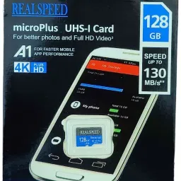 Realspeed REALDQM-128G-B35 A1PLUS 128 GB Memory Stick Class 10 130 MB/sMemory Card Compatible with Camera, Computer, Gaming Console, Mobile, Tablet image 3
