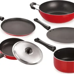 Pots & Pans Set Tawa 27 cm diameter with Lid-image-45