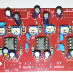6 Channel Audio Gainer Board 10x Gainer for Audio Amplifier Board Mic 0.5 W AV Control Receiver-image-42